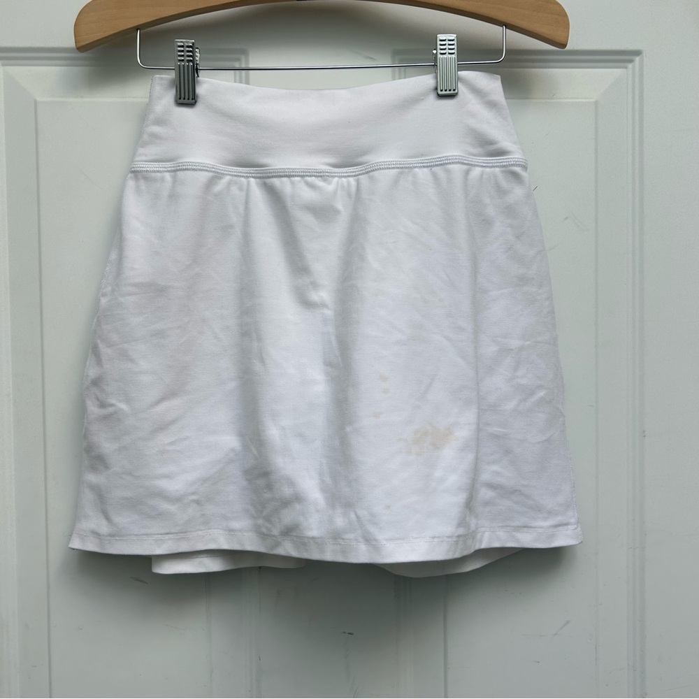 Beyond Yoga White Mini Skort